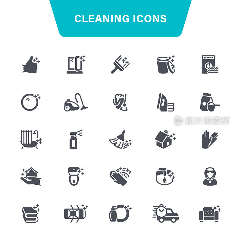 Cleaning Service Icons